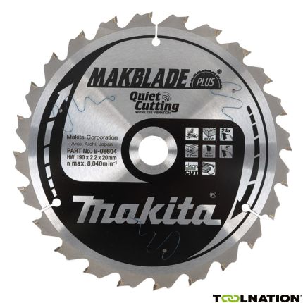 Makita B-08735 HM-Sägeblatt Leise - 1