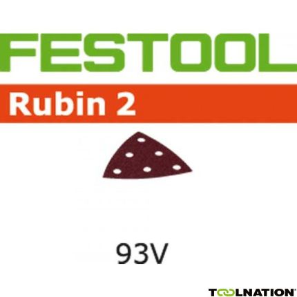 Festool 499163 Rubin 2 Schuurbladen STF V93/6 P80 RU2/50 - 1