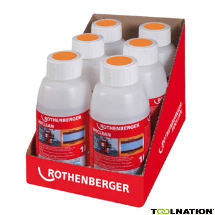 Rothenberger 1500000200 Roclean reinigingschemie voor radiatorverwarmingssytemen 6 x 1 ltr. - 1