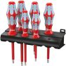 Wera 05022745001 3165 i/6 VDE Schroevendraaierset, RVS + houder, 6-delig - 2