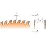 CMT Spezialsägeblatt für Spanplatten 250 x 30 x 80T - 2