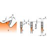 CMT Ultradünnes Kappsägeblatt mit Sägeanschlag 190 x 30 x 24T - 4