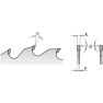 CMT-Sägeblatt mit Trapezverzahnung links/rechts 180 x 30 x 56T - 4