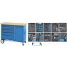 Gedore 1504 XL mobile Werkbank 308-teilig mit 7 Schubladen 2980355 - 3