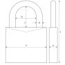 ABUS 37/55 C Vorhängeschloss GRANIT™ - 4