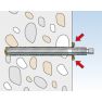 Fischer 50280 Ankerstang RG M 10 x 165 ev staalkwaliteit 5.8 10 stuks - 5