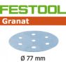 Festool 497407 Granat Schuurschijven STF D77/6 P150 GR/50 - 1