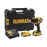 DeWalt DCD709L2T-QW Accu klopboormachine 18V 3,0Ah Li-Ion in TSTAK koffer - 1