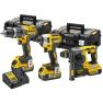 DeWalt DCK368P3T-QW DCK368P3T Comboset DCH273 Boorhamer + DCD796 Accuklopboor + DCF887 slagschroever 18 Volt 3 x 5,0AH Li-ion - 1