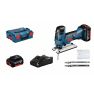 Bosch Blauw GST18V-Li S Decoupeerzaag 18 Volt 4,0 AH Li-ion in L-Boxx 06015A5107 - 3