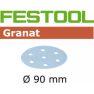 Festool RO90FIJN Schleifteller Aktionspackung Granat Feinschliff für Festool Rotex RO90 OP=OP - 2