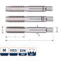 Rotec 3000350 HSS Handgewindeschneidsatz 3 Stück DIN 352 metrisch M 3,5x0,6 - 1