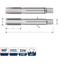 Rotec 3052715 HSS Handgewindeschneidsatz 2 Stück DIN 2181 MF27x1,5 - 1