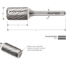 Rotec 430.3080 HM-Stiftschneider 8 mm Modell AR - 1