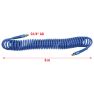 KS Tools 515.3330 PU Luft-Spiralschlauch, Ø 6mm 8 mtr. - 2