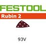 Festool 499163 Rubin 2 Schuurbladen STF V93/6 P80 RU2/50 - 1